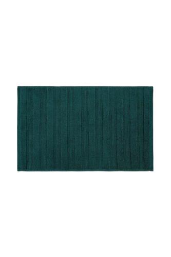 Coincasa πετσέτα προσώπου μονόχρωμη με ανάγλυφες ρίγες 100 x 60 cm - 007358584 Πράσινο Σκούρο